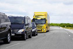 Mercedes-Benz Actros is equipped with the new Active Brake Assist 2
