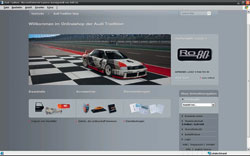 Audi has opened an online shop for spare parts