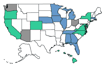 map of legislation