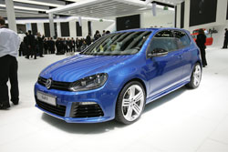 Volkswagen Golf 6 R - the most powerful Golf of all time - the first time at the Frankfurt IAA 2009