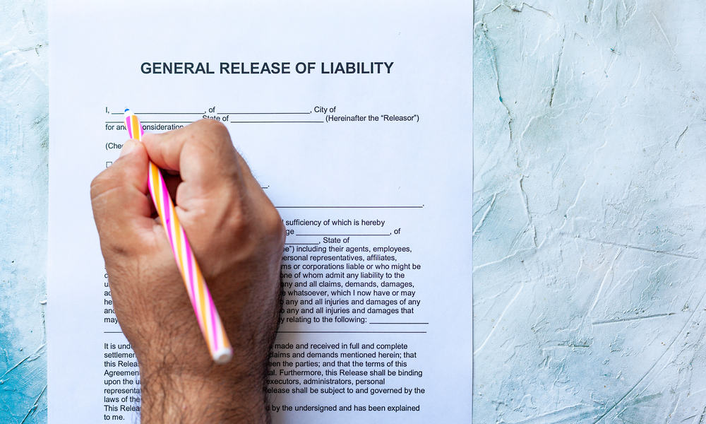 Release Of Liability Form